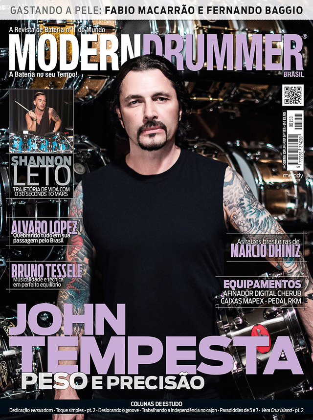 Cover Modern Drummer Magazin - John Tempesta