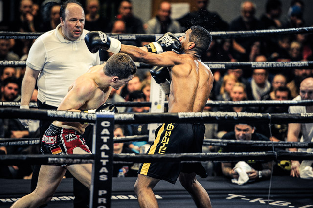 Foto von Thai Kickbox Weltmeister Vincent Foschiani bei der TBC Singener Fightnight