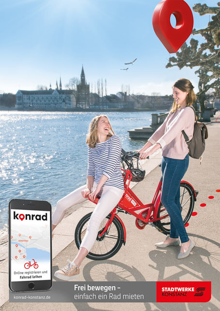 Fahrrad-Mietsystem: Konrad in Konstanz Fotograf Bjørn Jansen