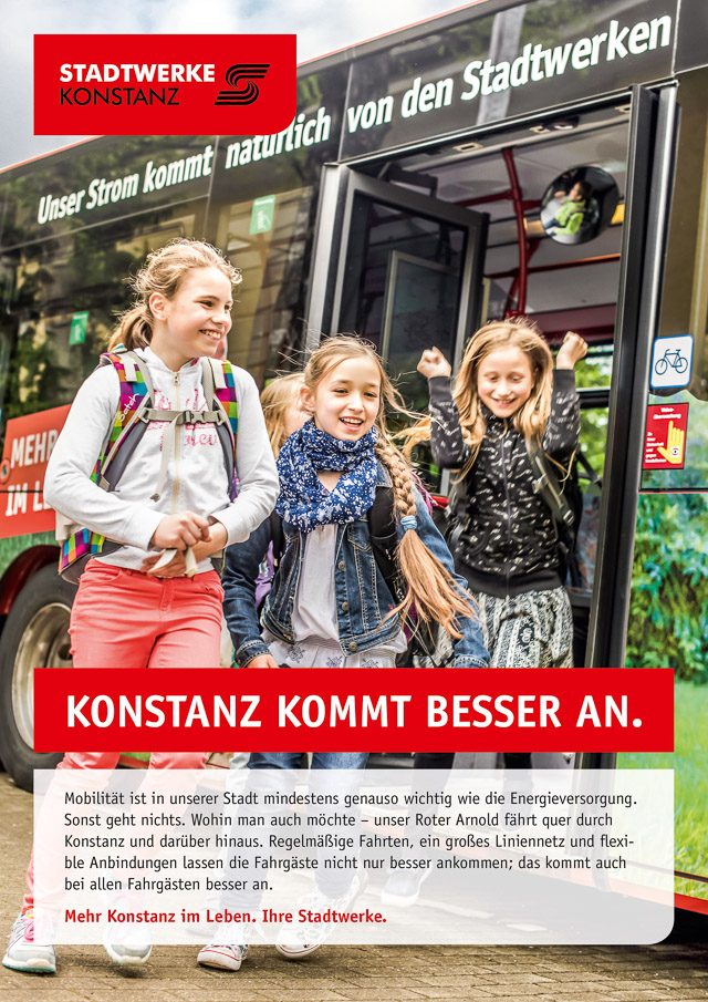 Stadtwerke Konstanz Bus - Werbefotograf für die Busfahrbetriebe in Konstanz
